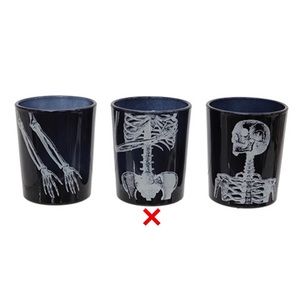 Glass Tea Light Holders Torso